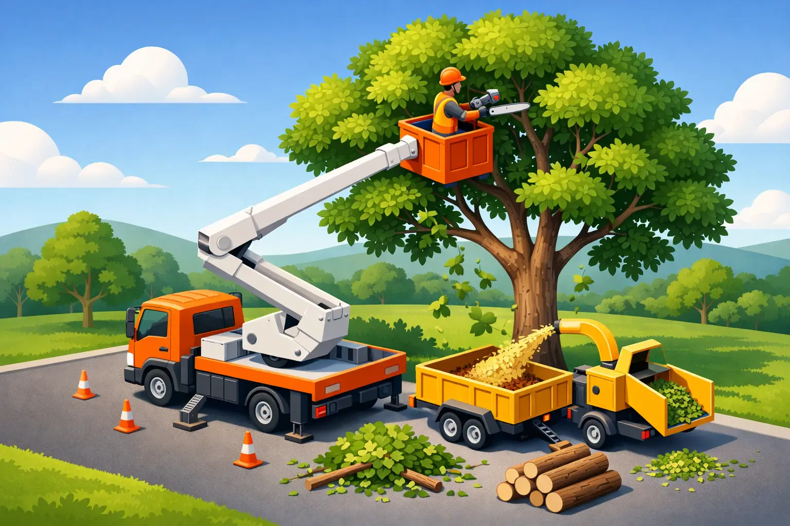 Cherry Picker Tree Work: When It’s Best