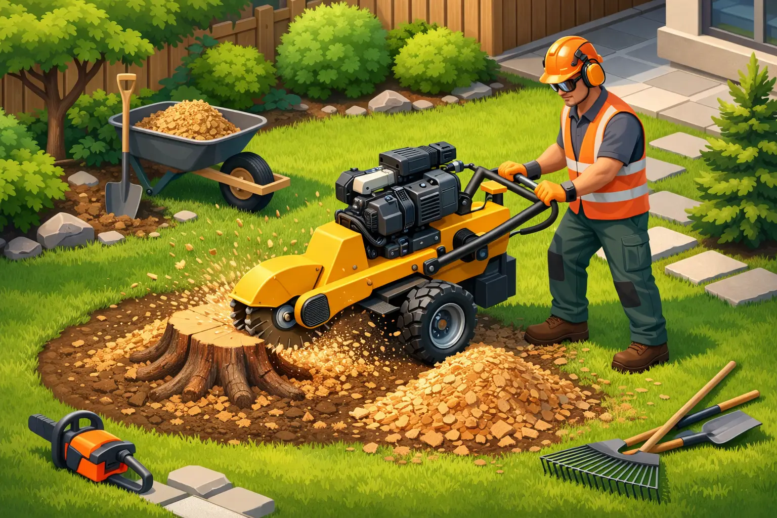 Stump Grinding Fife: What to Expect