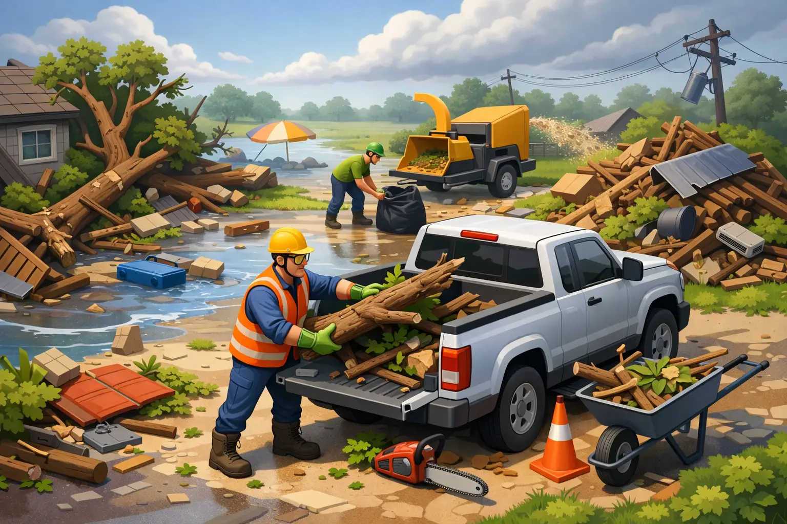 How to Clear Storm Debris Safely