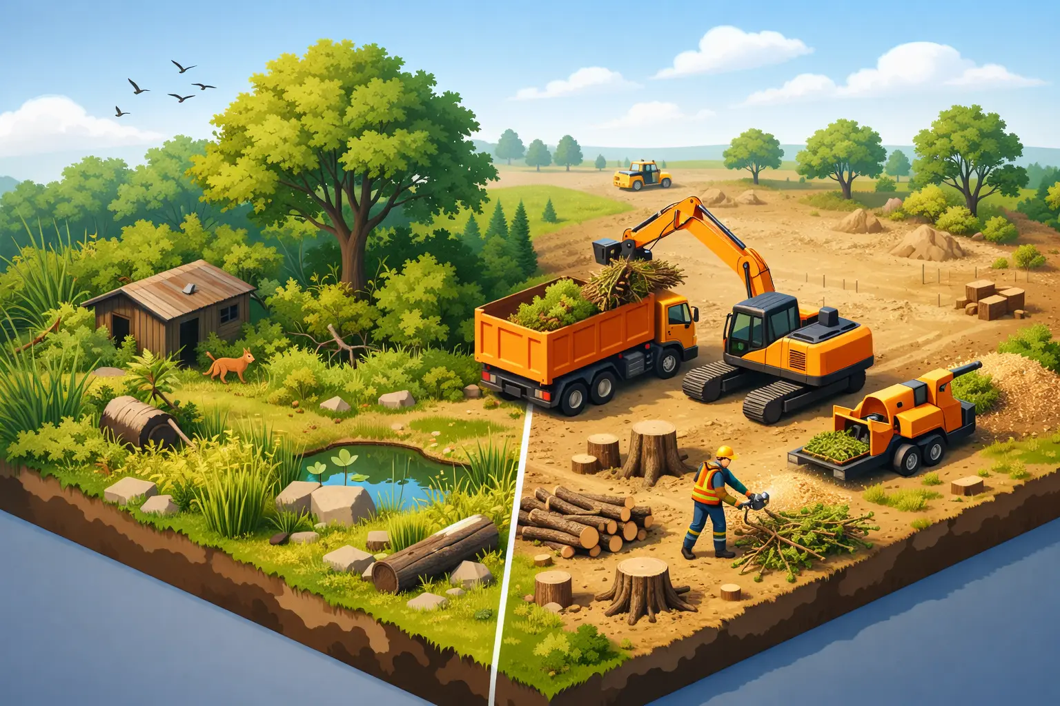 Site Clearance for Overgrown Land Explained