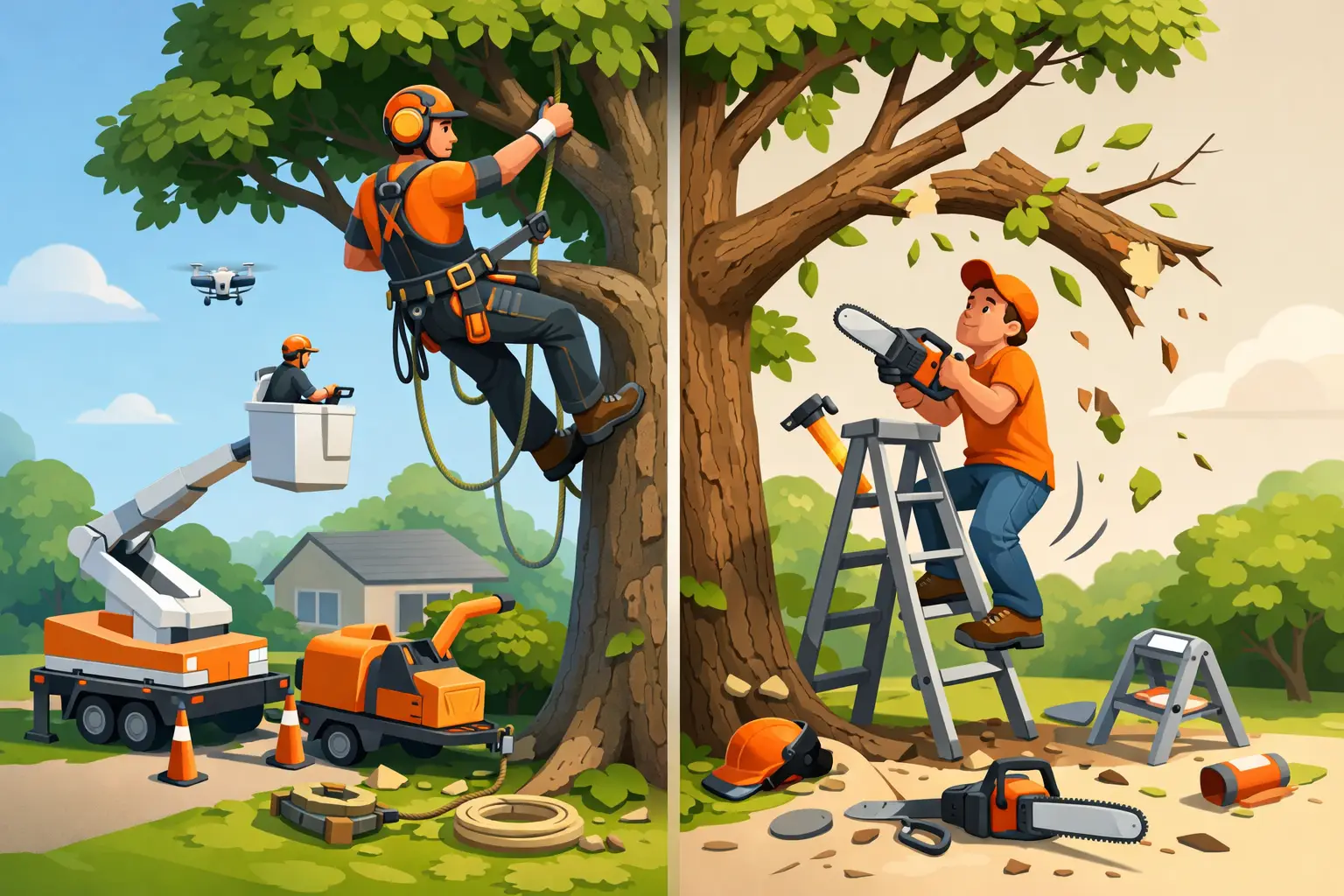 Why Professional Tree Surgery Is Safer Than DIY Tree Work